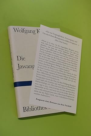 Seller image for Die Jawang-Gesellschaft : ein Roman. Mit einem Nachw. von Alfred Estermann / Bibliothek Suhrkamp ; Bd. 1338 for sale by Antiquariat Biebusch
