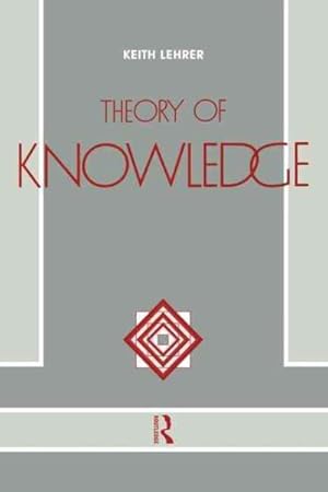 Immagine del venditore per Theory of Knowledge venduto da GreatBookPricesUK