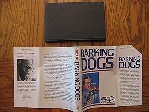 Imagen del vendedor de Terence Green Two (2) Hardcover Book Lot of Canadian Science Fiction Novels Set in Toronto, including: Barking Dogs, and; Blue Limbo a la venta por Clarkean Books