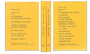 Seller image for Benjamin Pret : Oeuvres compltes, tomes 1 et 2. for sale by Librairie Victor Sevilla