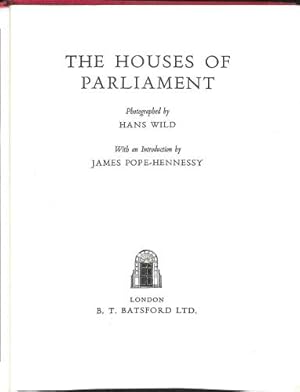 Seller image for The Houses of Parliament for sale by WeBuyBooks