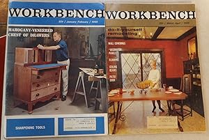 WORKBENCH MAGAZINE 1969 2 ISSUES JAN/FEB & MARCH/ APRIL