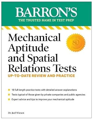 Imagen del vendedor de Mechanical Aptitude and Spatial Relations Tests, Fourth Edition (Paperback) a la venta por Grand Eagle Retail