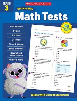 Bild des Verkufers fr Scholastic Success with Math Tests Grade 3 zum Verkauf von moluna