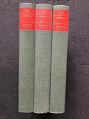 Komodien, 1832-1837, 1838-1845, 1846-1862; THREE VOLUME SET COMPLETE