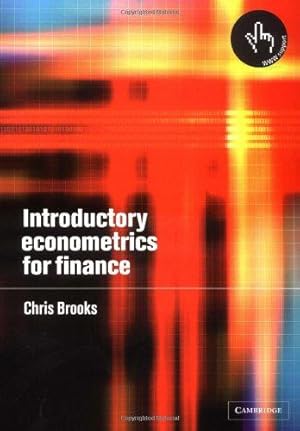 Image du vendeur pour Introductory Econometrics for Finance mis en vente par WeBuyBooks