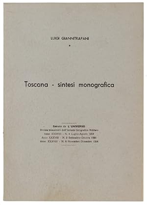 Imagen del vendedor de TOSCANA - SINTESI MONOGRAFICA. Estratto da: L'UNIVERSO 1960: a la venta por Bergoglio Libri d'Epoca