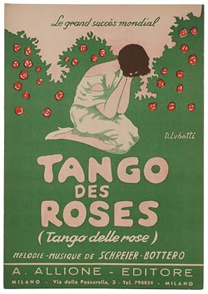 TANGO DES ROSES (Tango delle rose). Spartito x canto mandolino o fisarmonica: