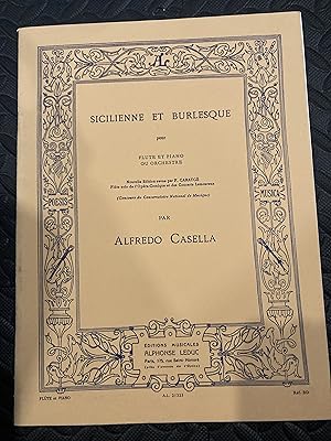 Seller image for Sicilienne et burlesque (pour flte et piano) for sale by Marquis Books