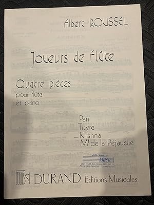 Seller image for Krisnha (from Quatre pieces faciles) (pour flte et piano) for sale by Marquis Books