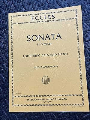 Sonata in g minor (for String Bass and Piano)