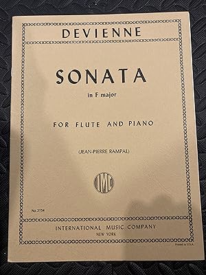 Image du vendeur pour Sonata in F major (for Flute and Piano) mis en vente par Marquis Books