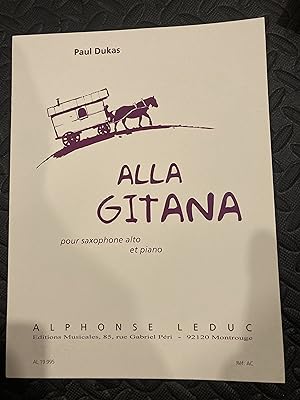 Image du vendeur pour Alla Gitana (alto sax) mis en vente par Marquis Books