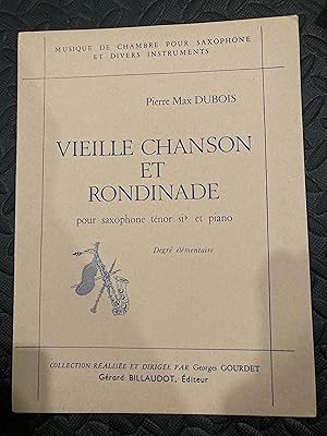 Bild des Verkufers fr Vieille Chanson et Rondinade (tenor sax) zum Verkauf von Marquis Books