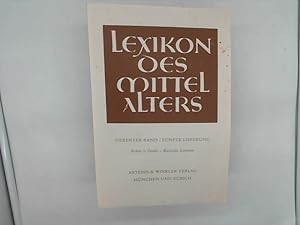 Bild des Verkufers fr Lexikon des Mittelalters - 7. Band. Robert le Diable - Russische Literatur 5. Lieferung zum Verkauf von Das Buchregal GmbH