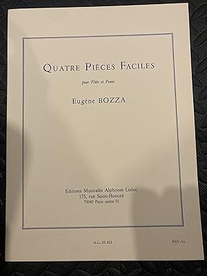 Seller image for Quatre Pieces Faciles (pour flte et piano) for sale by Marquis Books