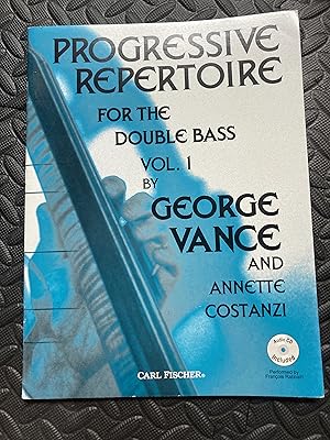 Progressive Repertoire, Vol 1 for the Double Bass (CD included)