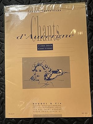 Chants d'Auvergne, Book 4