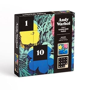 Seller image for Andy Warhol Flowers 2-in-1 Sliding Wood Puzzle for sale by GreatBookPrices