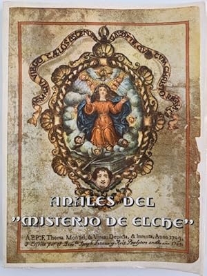 Seller image for ANALES DEL MISTERIO DE ELCHE for sale by Librera Pramo