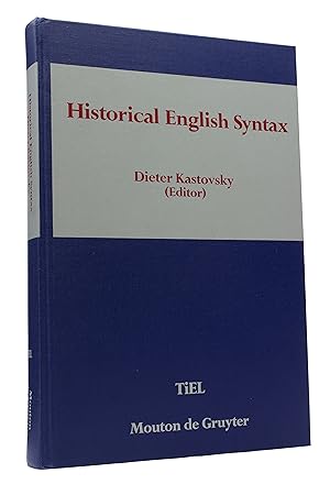Seller image for Historical English Syntax (Topics in English Linguistics 2) for sale by George Longden