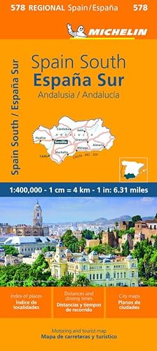 Seller image for Andalucia - Michelin Regional Map 578 for sale by unifachbuch e.K.