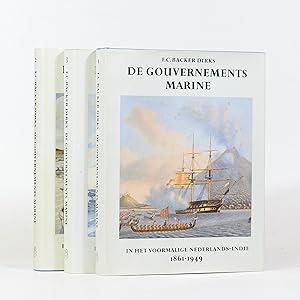 Image du vendeur pour De Gouvernements Marine in het voormalige Nederlands-Indie in haar verschillende tijdsperioden geschetst, I. 1861 - 1949. (3 volumes) mis en vente par Quagga Books ABA ; ILAB