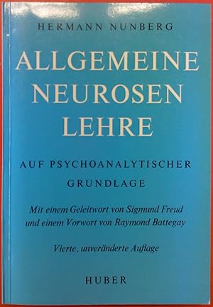 Seller image for Allgemeine Neurosenlehre auf psychoanalytischer Grundlage, VIERTE unvernderte Auflage for sale by biblion2