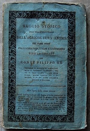 SAGGIO STORICO SULLO STATO E SULLE VICENDE DELL'AGRICOLTURA ANTICA DEI PAESI POSTI FRA L'ADRIATIC...