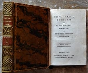 DEL COMMERCIO DE' ROMANI ED IL COLBERTISMO. MEMORIE DUE.