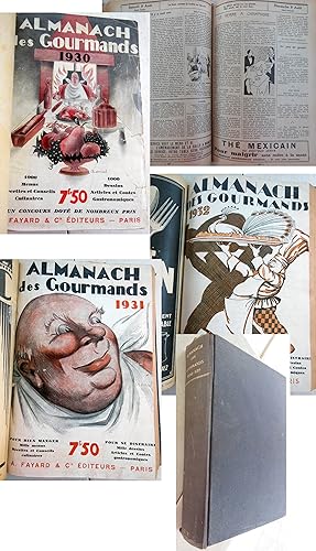 ALMANACH DES GOURMANDS 1930, 1931, 1932