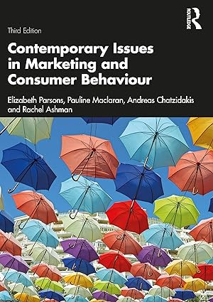 Bild des Verkufers fr Contemporary Issues in Marketing and Consumer Behaviour zum Verkauf von moluna
