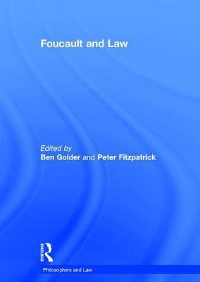 Immagine del venditore per Golder, B: Foucault and Law venduto da moluna