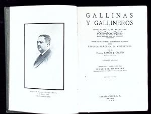 Imagen del vendedor de Gallinas y Gallineros. Curso completo de Avicultura. a la venta por Antiquariat Bebuquin (Alexander Zimmeck)