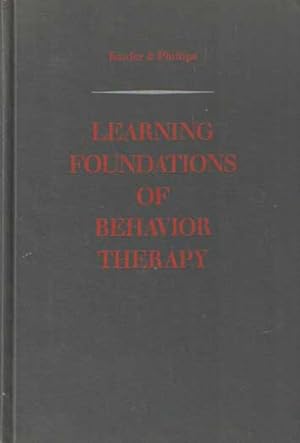 Seller image for Learning Foundations of Behavior Therapy for sale by Bij tij en ontij ...