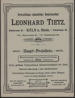 Leonhard Tietz Haupt-Preisliste 1896/97.