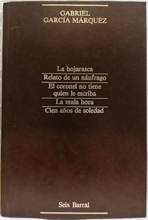 Imagen del vendedor de Hojarasca -Relato De Un Nafrago -Coronel No Tiene Quien Le Escriba -Mala Hora -Cien Aos De Soledad a la venta por SalvaLibros