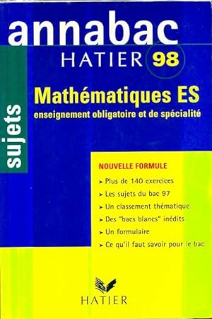 Mathématiques Es - René Merckhoffer