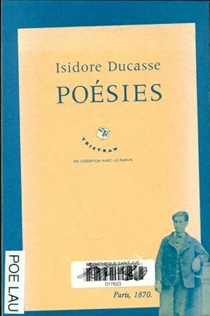 Image du vendeur pour Po?sies - Isidore Ducasse mis en vente par Book Hmisphres