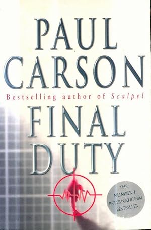 Image du vendeur pour Final Duty - Paul Carson mis en vente par Book Hmisphres