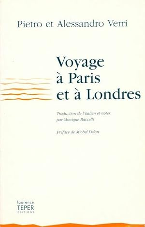 Seller image for Voyage ? Paris et ? Londres (1766-1767) - Pietro Verri for sale by Book Hmisphres