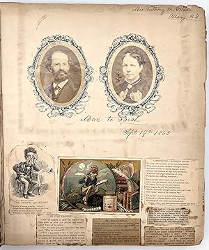 Victorian Scrap Book and Photo Album of Mrs. Anthony Gibson -- Humor, Popular Culture, Photography