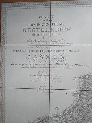 Charte von dem Erzherzogthume Oesterreich ob und unter der Enns in VI. Sectionen