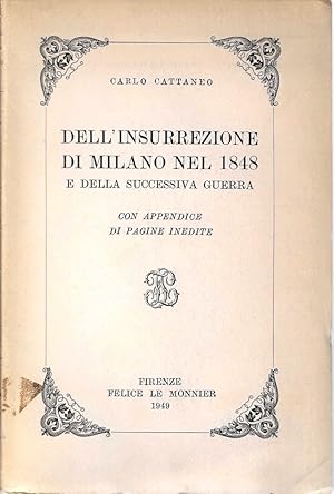 Dell'insurrezione di Milano nel 1848 e della successiva guerra