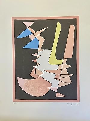 Bild des Verkufers fr ALBERTO MAGNELLI - Original color silkscreen signed by the artist - 63 X 49 CM SILKSCREEN zum Verkauf von ART...on paper - 20th Century Art Books