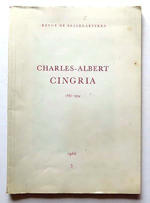 Image du vendeur pour Charles-Albert Cingria 1883-1954. mis en vente par La Bergerie