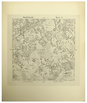 Lunar map in 25 sections. With a description of the individual maps by J. F. Julius Schmidt. Seco...