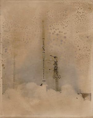 Image du vendeur pour Photographie : lancement du satellite ESRO 1-B le 1er octobre 1969 mis en vente par Librairie Alain Brieux