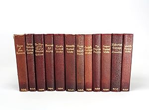 Image du vendeur pour Oxford Edition; Collection of 12 Classic Literature and Poetry Titles with gilt edges, 1904-1916. Set comprises; The Pilgrim's progress by John Bunyan, 1904; Poetical Works of Thomas Campbell, 1907; The Plays of Oliver Goldsmith, 1909; Historical Essays, Lord Macaulay, 1913; Poetical Works of William Cowper, 1913; Westward Ho!, Charles Kingsley, 1909; Poetical Works of Thomas Hood, 1911; Poems of James Russell Lowell, 1912; Poems of George Herbert, 1913; Legend & Lyrics, Adelaide Anne Procter, 1914; Poetical Works of Felicia Dorothea Hemans, 1914; and Poetical Works of William Wordsworth, 1916. mis en vente par Lanna Antique