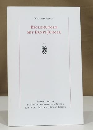 Bild des Verkufers fr Begegnungen mit Ernst Jnger. zum Verkauf von Dieter Eckert